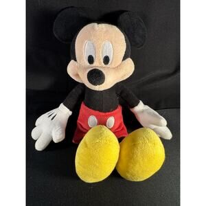 Disney Parks 11" Mickey Mouse Plush Toy Plush Very Good Condition